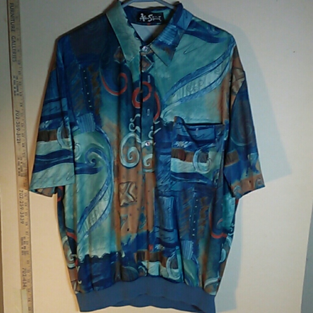 Men's XL short sleeved casual shirt